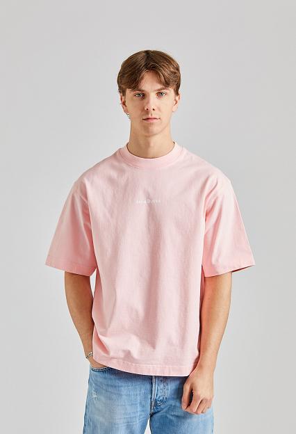 Acne Studios T-shirt Logo Pale Pink FN-MN-TSHI000579