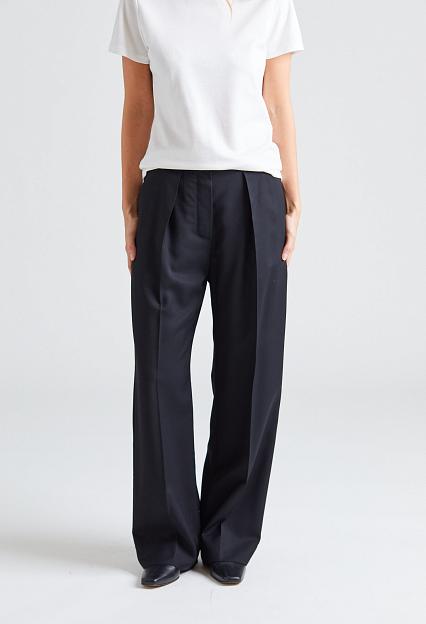 Acne Studios Tailored Herringbone Trousers Black FN-WN-TROU001049 