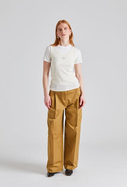Acne Studios Twill Trousers Faded Ochre FN-WN-TROU001338