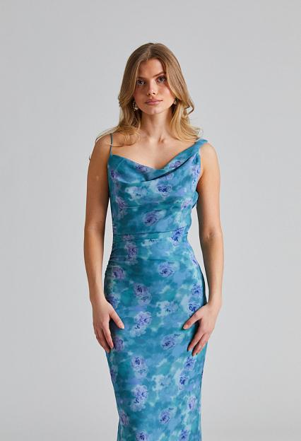 Adoore Almeria Dress Dusty Blue 