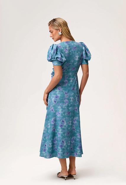 Adoore Ferrone Midi Dress Dusty Blue