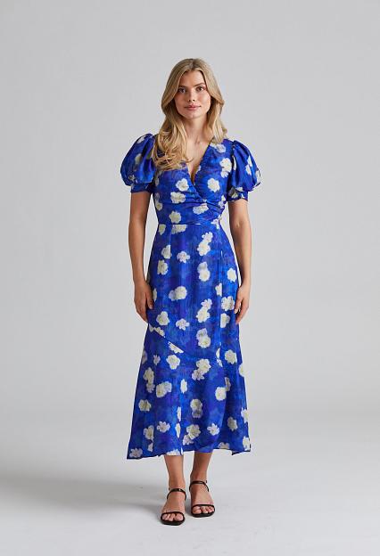 Adoore Ferrone Midi Dress Ocean Blue