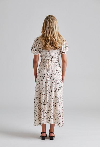 Adoore Ferrone Midi Dress White Cherry