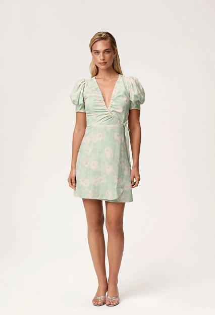 Adoore Ferrone Mini Dress Pastel Green