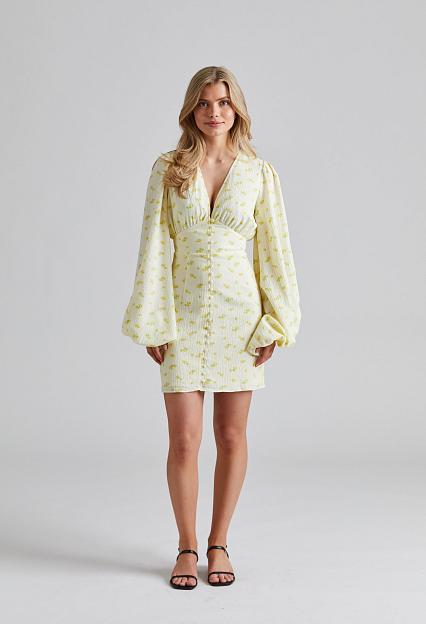 Adoore Florence Dress Pastel Yellow