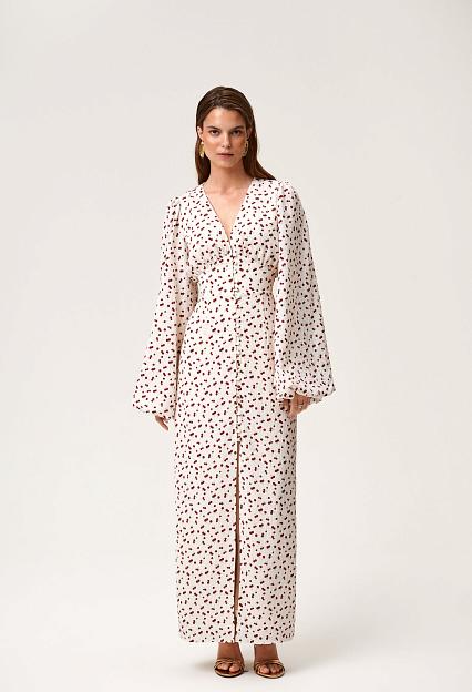 Adoore Positano Dress White Cherry