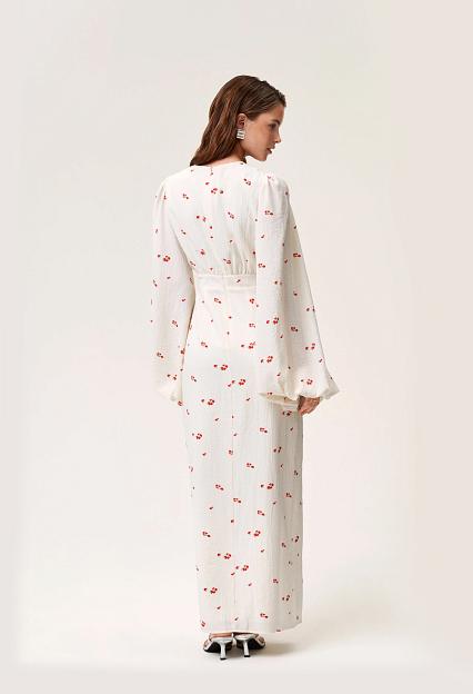 Adoore Positano Dress White/Red