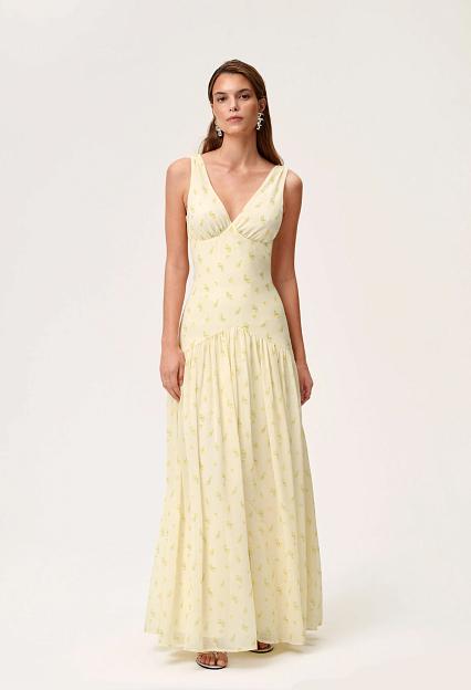 Adoore Toulouse Dress Pastel Yellow