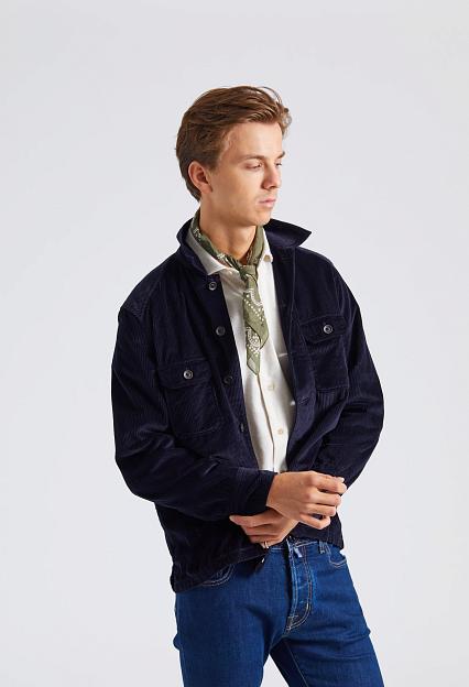 Alessandro Gherardi New Over 5 Shirt Jacket Navy