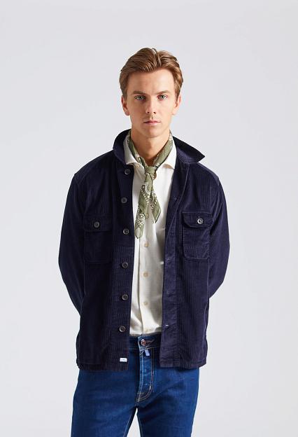 Alessandro Gherardi New Over 5 Shirt Jacket Navy