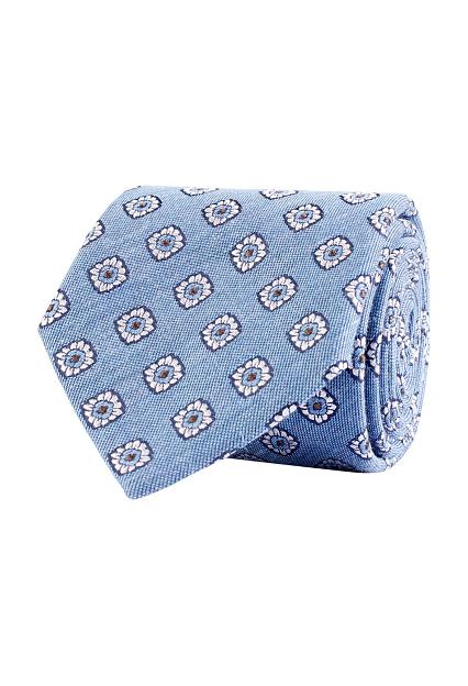 Amanda Christensen Classic Medallion Sky Blue Tie