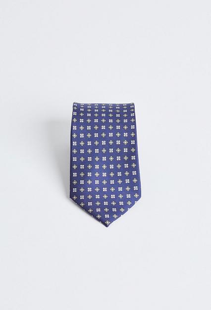 Amanda Christensen Classic Small Flower Tie Navy