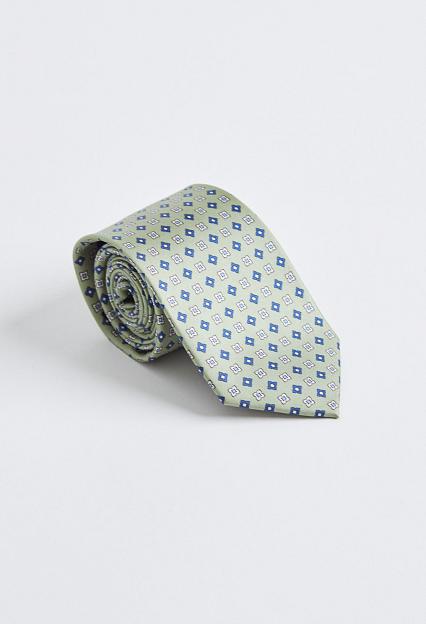 Amanda Christensen Classic Small Flower Tie Olive