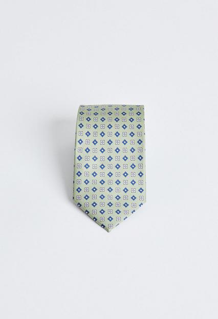 Amanda Christensen Classic Small Flower Tie Olive