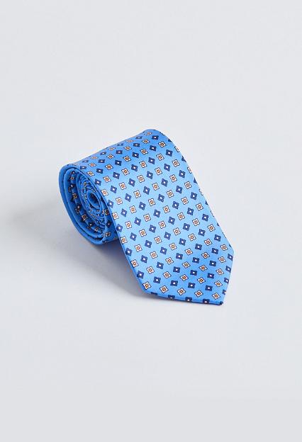 Amanda Christensen Classic Small Flower Tie Sky Blue