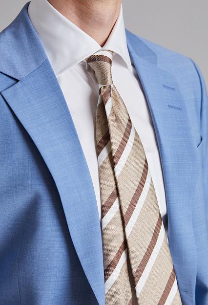 Amanda Christensen Classic Stripe Tie Beige