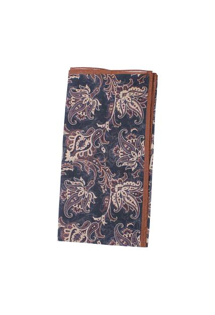Amanda Christensen Cotton Voilé Paisley Bandana Black