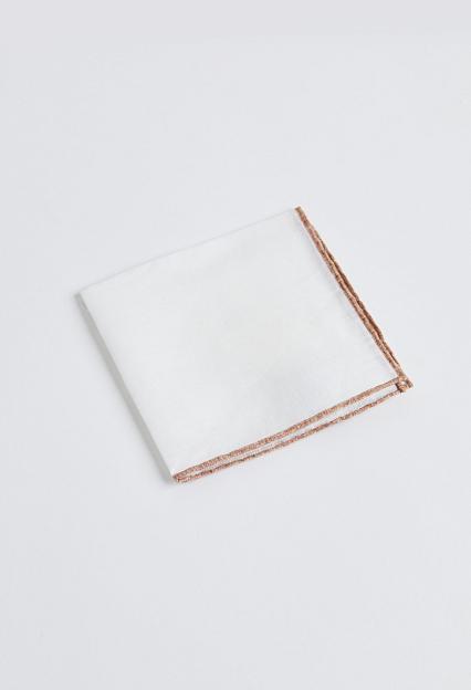 Amanda Christensen Pocket Square With Contrast Beige