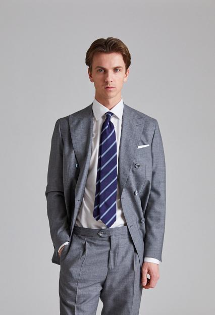 Amanda Christensen Tailored Stripe Tie Navy
