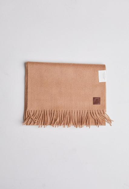 Amanda Christensen Classic Woven Scarf Soft Feeling Camel