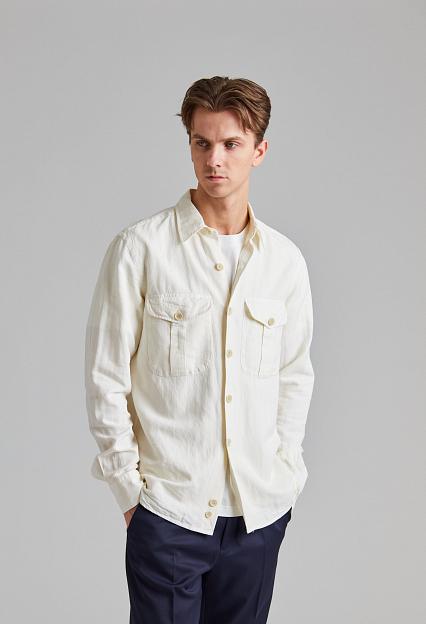 ASPESI Camicia Glenn Shirt Jacket Natural