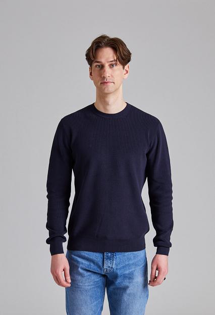 ASPESI Maglia Knitted Crew Neck Navy