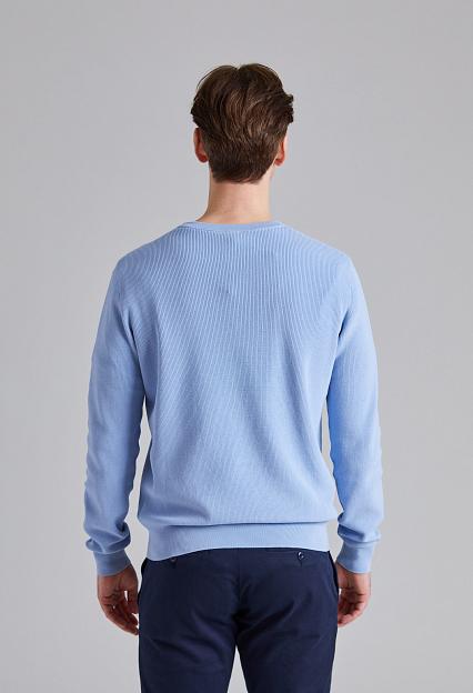 ASPESI Maglia Knitted Crew Neck Sky Blue