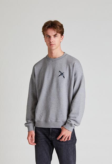 AXEL ARIGATO Micro Bee Bird Sweater Grey