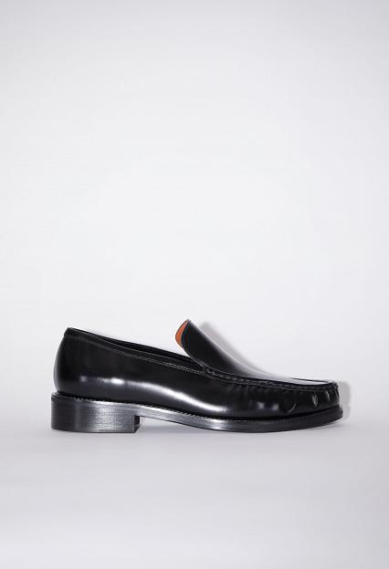 Leather Loafers Black FN-MN-SHOE000212 
