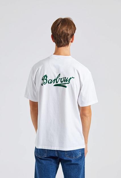 Barbour Bowery Tee White