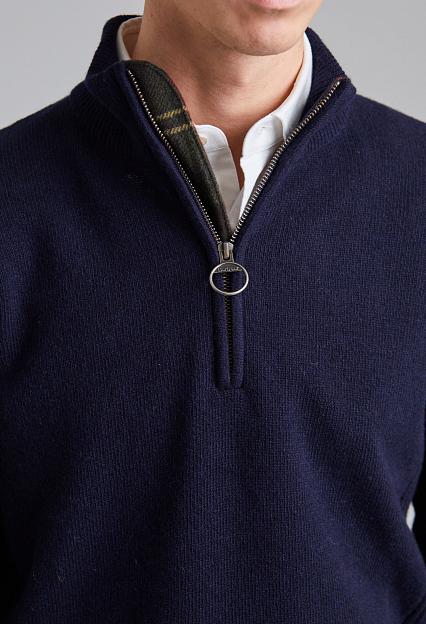Barbour Holden Half Zip Navy
