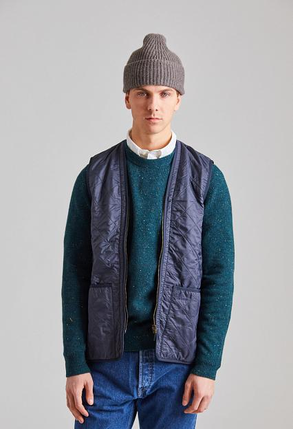 Barbour Polarquilt Waistcoat/Zip-In Liner Navy