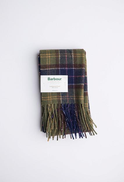 Barbour Tartan Lambswool Scarf Classic Tartan