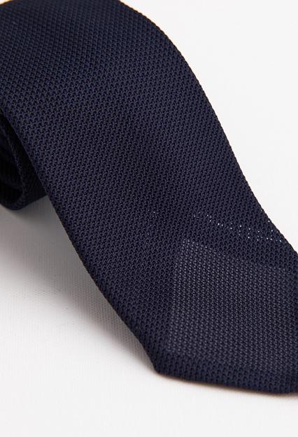Bigi Fine Silk Grenadine Tie Navy