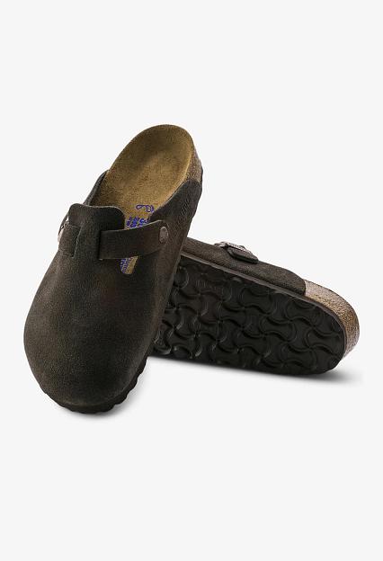 Birkenstock Boston Suede SFB Mocca
