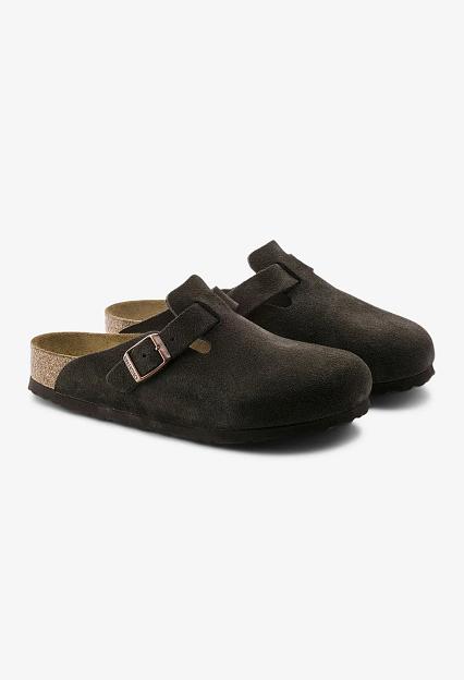 Birkenstock Boston Suede SFB Mocca