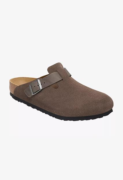 Birkenstock Boston Suede Concrete Grey