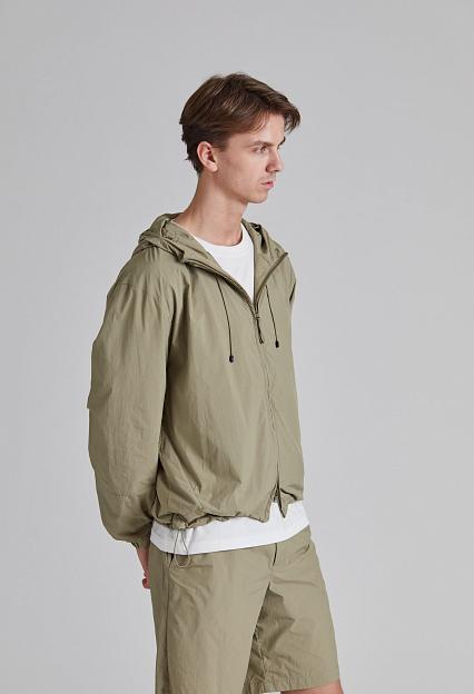 Blæst Remane Lightweight Hood Jacket Oakmoss