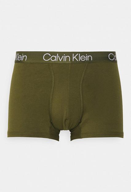 Calvin Klein Trunk 3PK Evergreen/White/Aqua