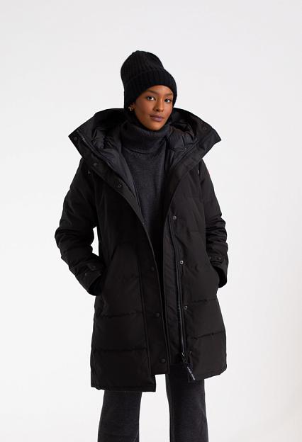 Canada Goose Shelburne Parka Notched Brim Black