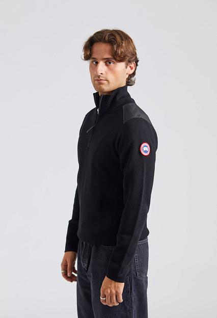 Canada Goose Stormont 1/4 Zip Sweater Black 