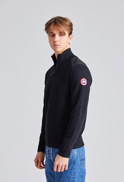 Canada Goose Stormont 1/4 Zip Sweater Black