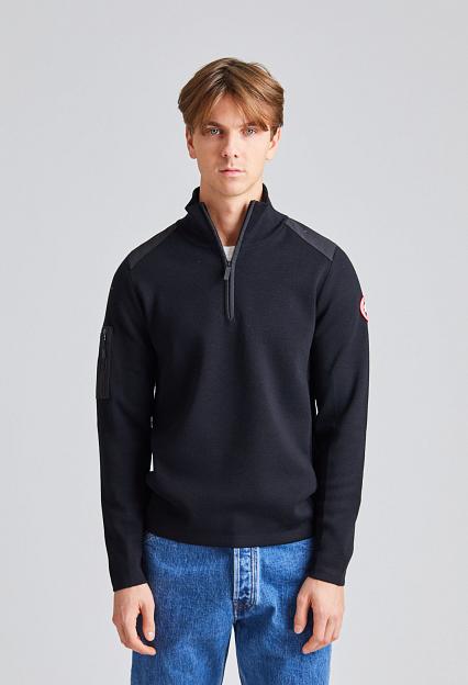 Canada Goose Stormont 1/4 Zip Sweater Black