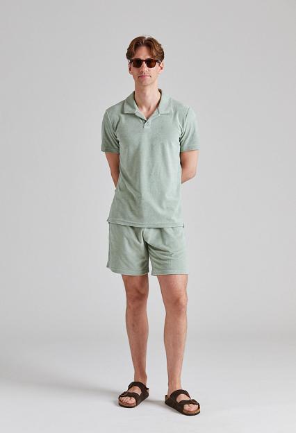 Cermino Riviera Terry Polo Mint Green