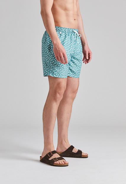Cermino Classic Swim Shorts Green Shell