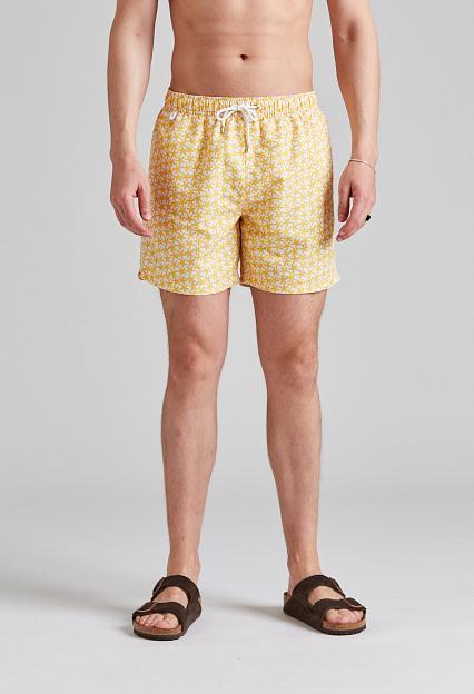 Cermino Classic Swim Shorts Yellow Star