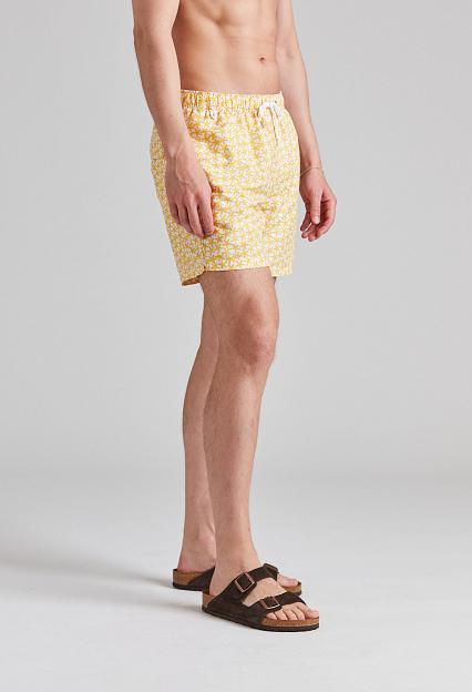 Cermino Classic Swim Shorts Yellow Star