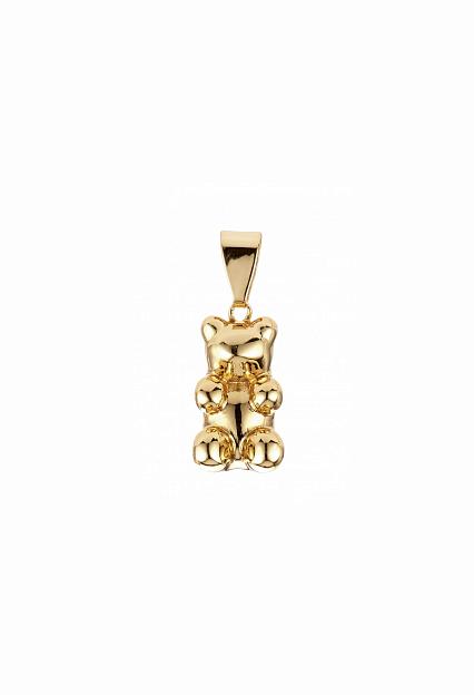 Crystal Haze Exclusive Nostalgia Bear Pendant Golden