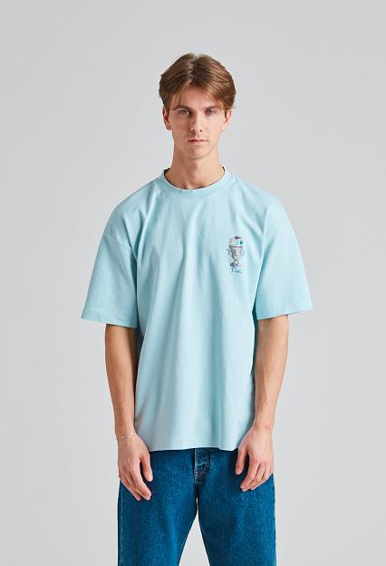 Drôle de Monsieur Le T-Shirt Vase Light Blue