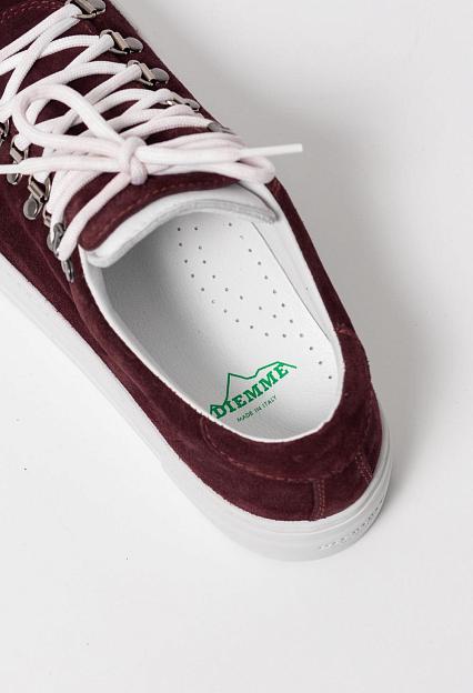 Diemme Marostica Low Platform Dark Cherry Suede